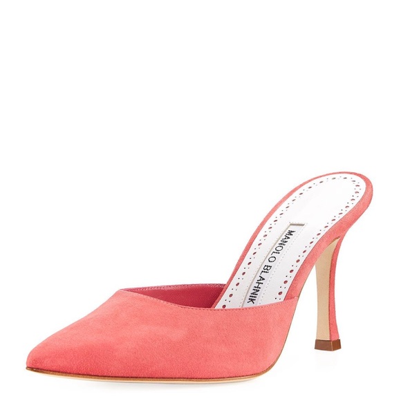 Manolo Blahnik Shoes - Manolo Blahnik Suede mules